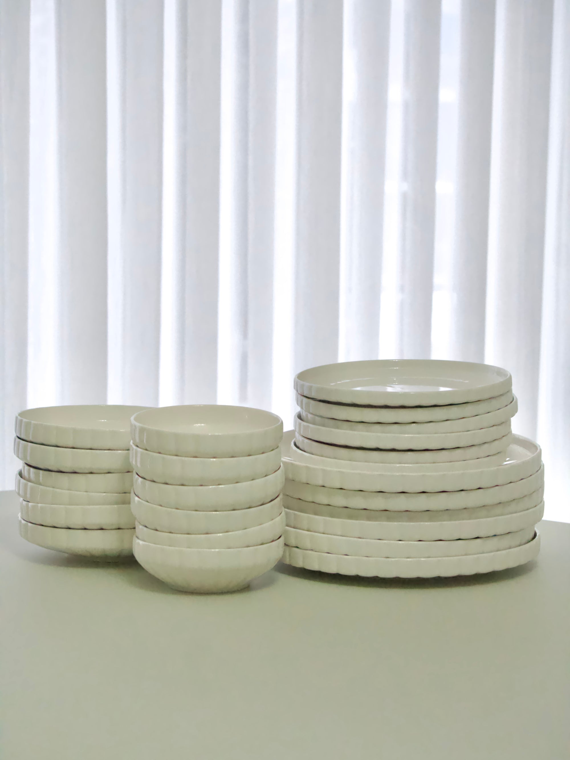 KARACA SERVICE DE TABLE BONE PUMPKIN 24 PIECES 6 PERSONNES