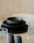 MULEX DILA BLACK DINNERWARE SET | 28 PIECES | 6 PERSONS