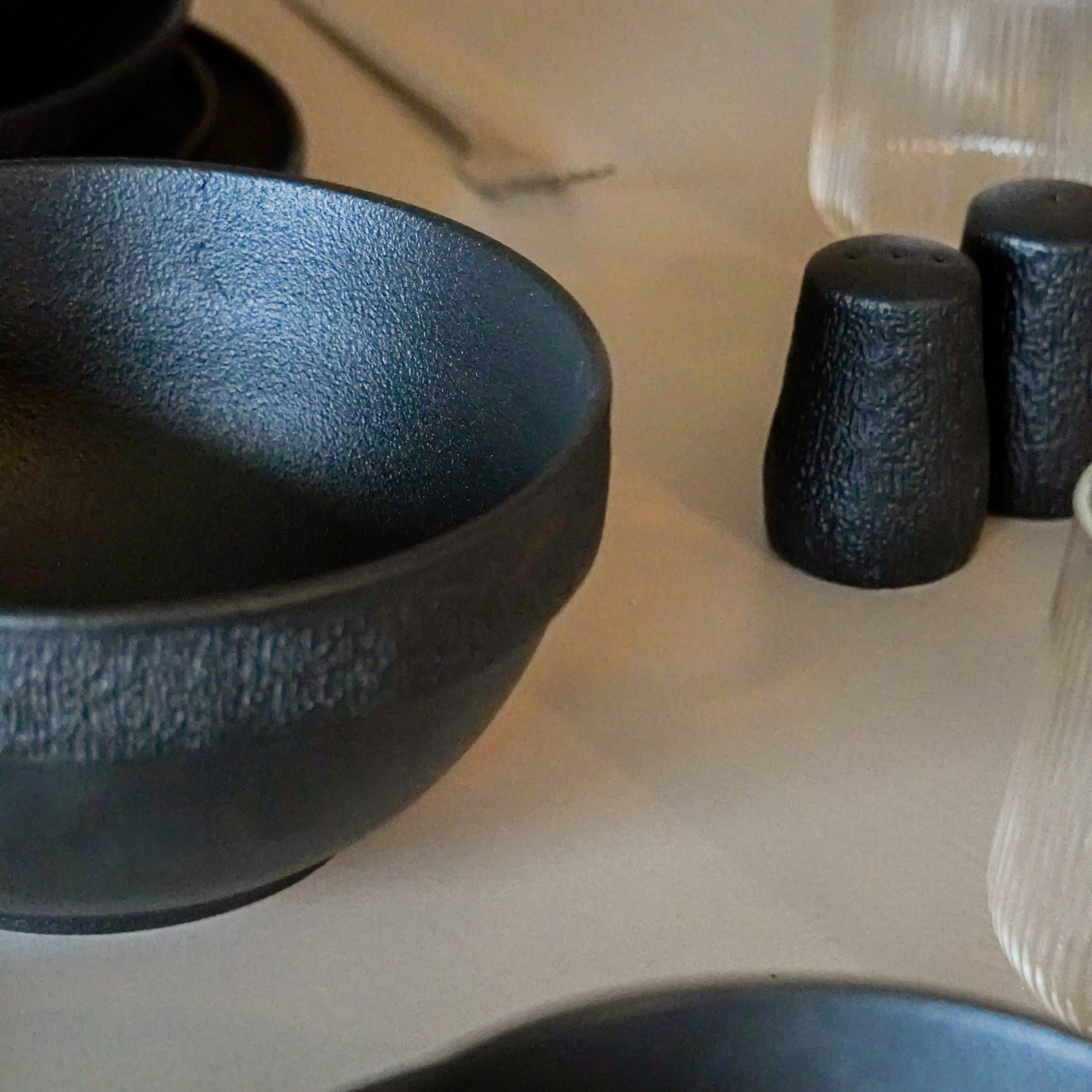 MULEX DILA BLACK DINNERWARE SET | 28 PIECES | 6 PERSONS