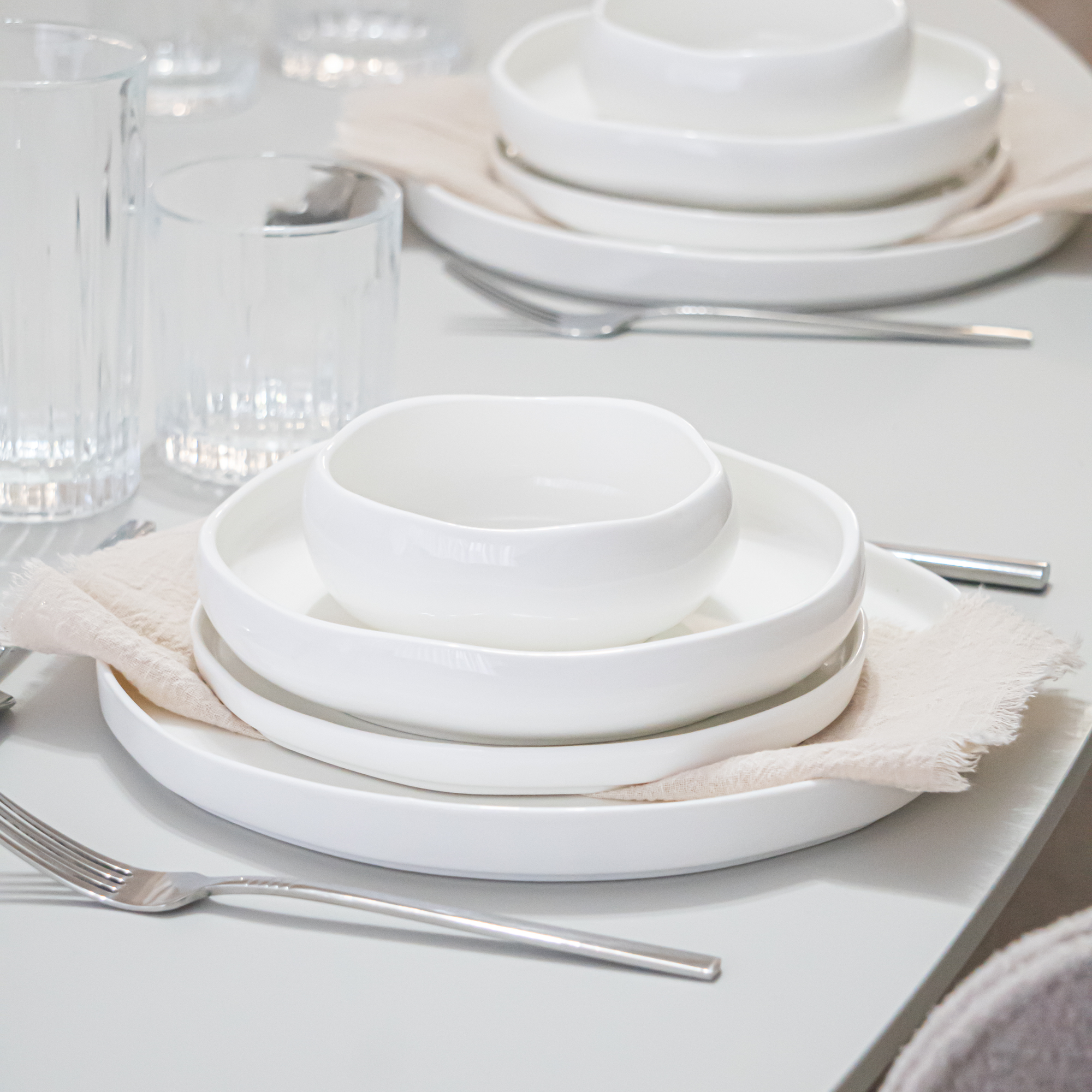 SERVICE DE TABLE DIVA | 24 PIECES | 6 PERSONNES