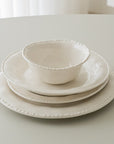 SERVICE DE TABLE PEARLS BLANC | 27 PIECES | 6 PERSONNES