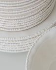 SERVICE DE TABLE PEARLS BLANC | 27 PIECES | 6 PERSONNES