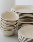 SERVICE DE TABLE PEARLY CREME | 27 PIECES | 6 PERSONNES