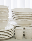 SERVICE DE TABLE PEARLY BLANC | 26 PIECES | 6 PERSONNES