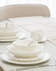 SERVICE DE TABLE PEARLY BLANC | 26 PIECES | 6 PERSONNES