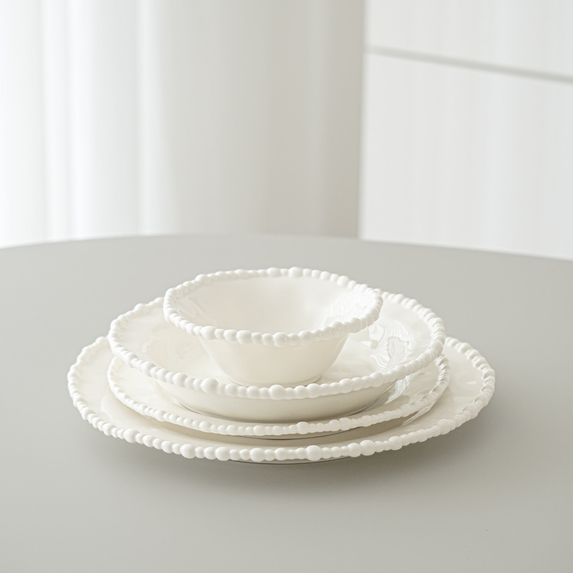 SERVICE DE TABLE SEA PEARL | 27 PIECES | 6 PERSONNES