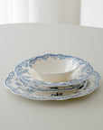 SERVICE DE TABLE VINTAGE BLEU | 25 PIECES | 6 PERSONNES