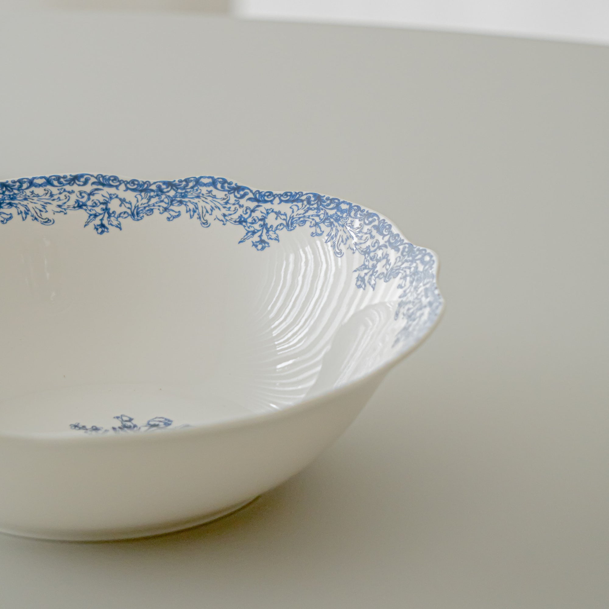 SERVICE DE TABLE VINTAGE BLEU | 25 PIECES | 6 PERSONNES