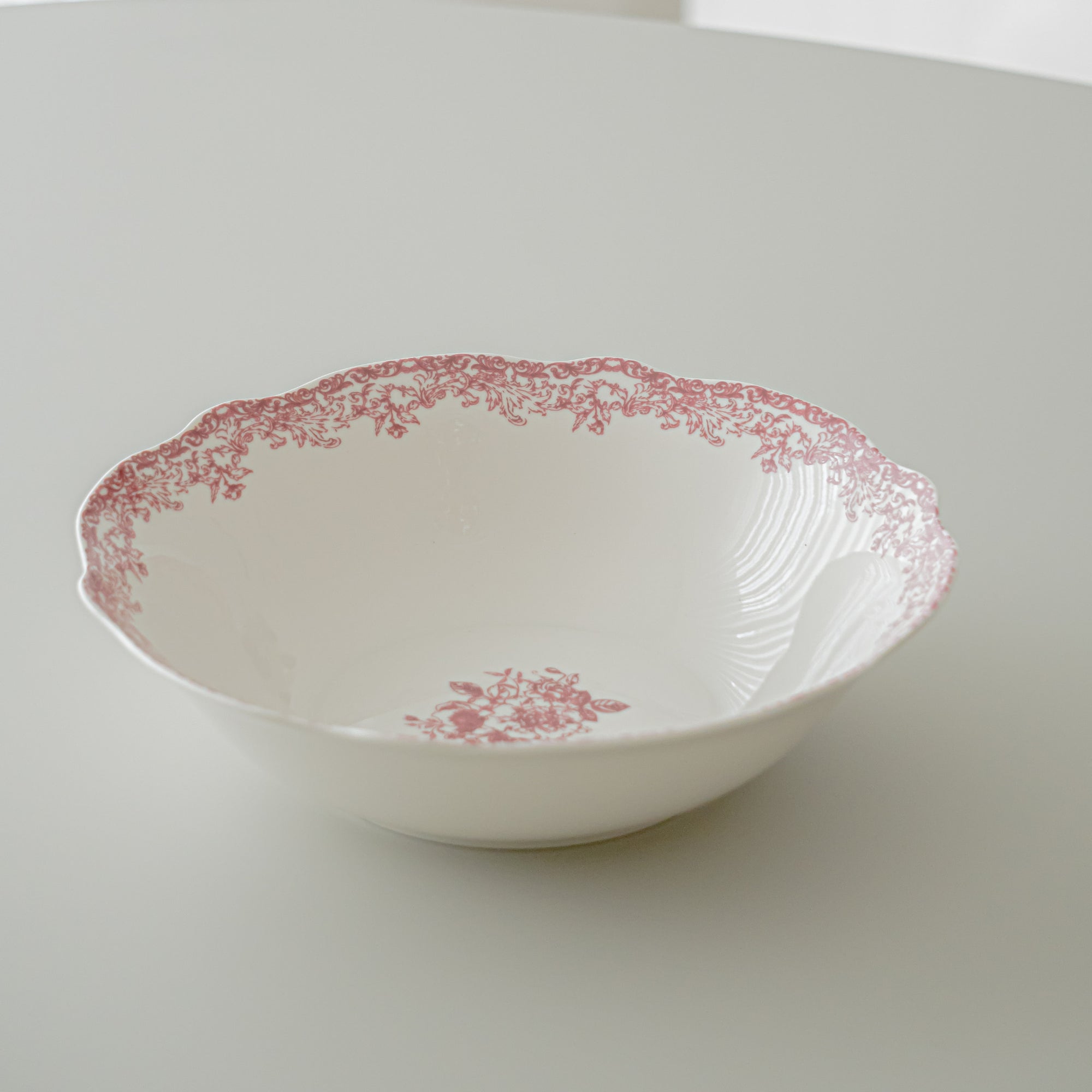 SERVICE DE TABLE VINTAGE ROUGE | 25 PIECES | 6 PERSONNES