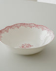 SERVICE DE TABLE VINTAGE ROUGE | 25 PIECES | 6 PERSONNES