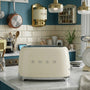 SMEG 50s RETRO STYLE 2-SLICE TOASTER | CREAM GLOSSY