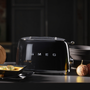 SMEG TOSTER 2 TRANCHES ANNEE 50 | NOIR BRILLANT