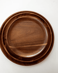 ASSIETTES PLATES EN BOIS D'ACACIA | 3 PIECES | 23CM | 28CM | 32CM