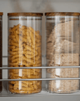 SET DE BOCAUX DE CONSERVATION ACACIA STRIPE | 16 PIECES