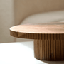 PLAT A TARTE A RAYURES EN BOIS D'ACACIA | 30CM