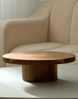 PLAT A TARTE A RAYURES EN BOIS D'ACACIA | 30CM