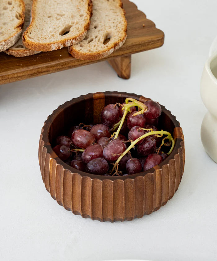 ENSEMBLE DE 3 SALADIER EN BOIS D'ACACIA 15CM / 19CM  / 22CM