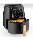 airfryer coloris rosieblack marque karaca - alinda home