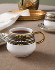 KARACA SERVICE A CAFE BELGIN 220 ML 4 PIECES 2 PERSONNES