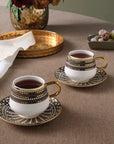 KARACA SERVICE A CAFE BELGIN 220 ML 4 PIECES 2 PERSONNES
