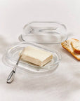 PASABAHCE BASIC BEURRIER EN VERRE - ALINDA HOME 