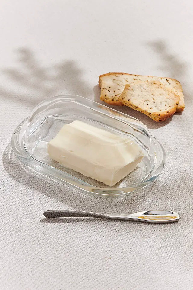 PASABAHCE BASIC BEURRIER EN VERRE - ALINDA HOME 