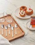 KARACA LOT DE 6 CUILLERE A CAFE BOREAS SILVER - ALINDA HOME