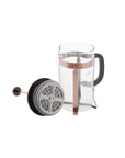 KARACA BOROSILICATE GLASS BRUSHED COPPER FRENCH PRESS 1000ML