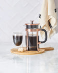 KARACA BOROSILICATE GLASS BRUSHED COPPER FRENCH PRESS 1000ML