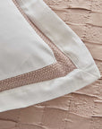 KARACA ENSEMBLE DE PARURE DE LIT BRIDE COLL CARINA ROSE PASTEL 8 PCES