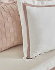 KARACA ENSEMBLE DE PARURE DE LIT BRIDE COLL CARINA ROSE PASTEL 8 PCES