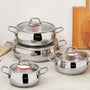 KARACA BATTERIE DE CUISINE EMIRGAN ACIER INOXYDABLE 8 PIECES - ALINDA HOME 