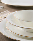 KARACA FINE PEARL SERVICE DE TABLE NEW FAME GOLD 12 PERS. 58 PIECES - ALINDA HOME 