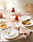KARACA FINE PEARL SERVICE A BRUNCH NEW FAME GOLD 6 PERSONNES 26 PIECES - ALINDA HOME 