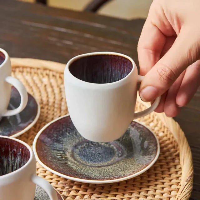 KARACA TASSE A ESPRESSO NEW GALACTIC WHITE 100ML - ALINDA HOME