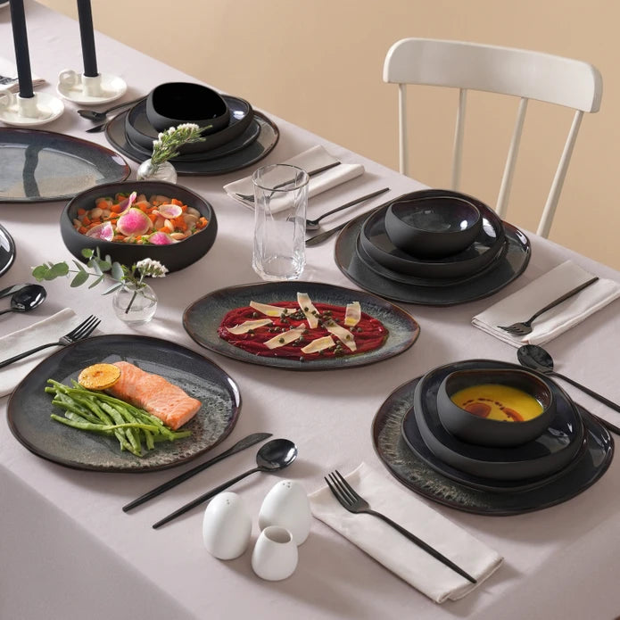 KARACA SERVICE DE TABLE GALACTIC BLACK 59 PIECES