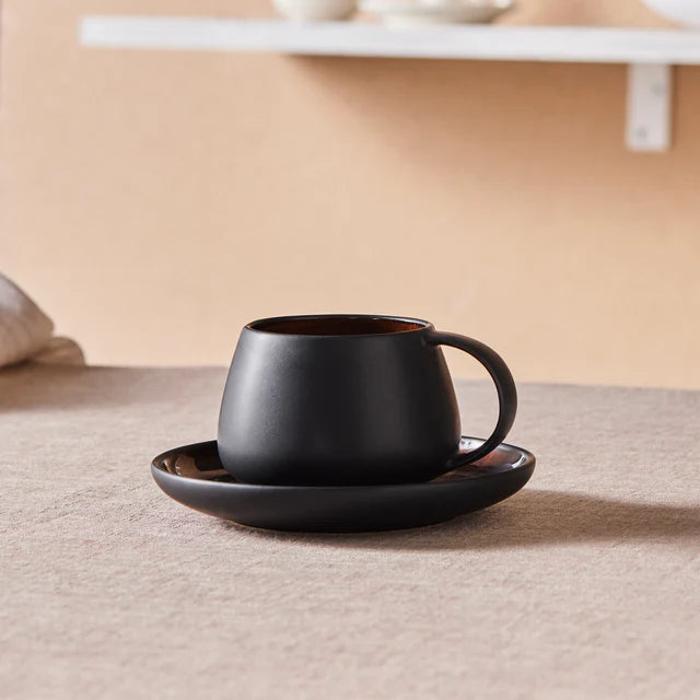 KARACA TASSE A CAFE NEW GALACTIC BLACK 300ML - ALINDA HOME 
