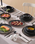 KARACA SERVICE DE TABLE GALACTIC BLACK 59 PIECES