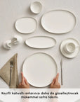 KARACA SERVICE A BRUNCH STREMLINE HOLE 34 PIECES 6 PERSONNES