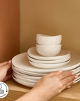 KARACA SERVICE A BRUNCH STREMLINE HOLE 34 PIECES 6 PERSONNES