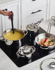 KARACA BATTERIE DE CUISINE ADA EN ACIER INOXYDABLE V2 12 PIECES