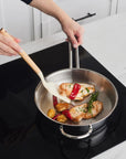 KARACA BATTERIE DE CUISINE ADA EN ACIER INOXYDABLE V2 12 PIECES