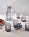 KARACA SERVICE A BOISSON SERENE ANTHRACITE 7 PIECES