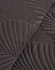 KARACA ENSEMBLE DE COUVRE LIT LEAF ANTHRACITE 230 X 240 CM