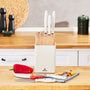 KARACA MASTERCUT CREAM KNIFE SET WITH STAND