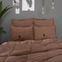 KARACA PARURE DE COUETTE CAFE MOTTO COTON COMFORT 200X220CM