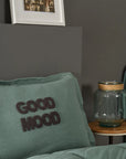 parure de couette vert motto coton comfort marque karaca - alinda home