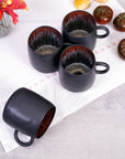 KARACA LOT DE 4 MUG BLACK GALACTIC