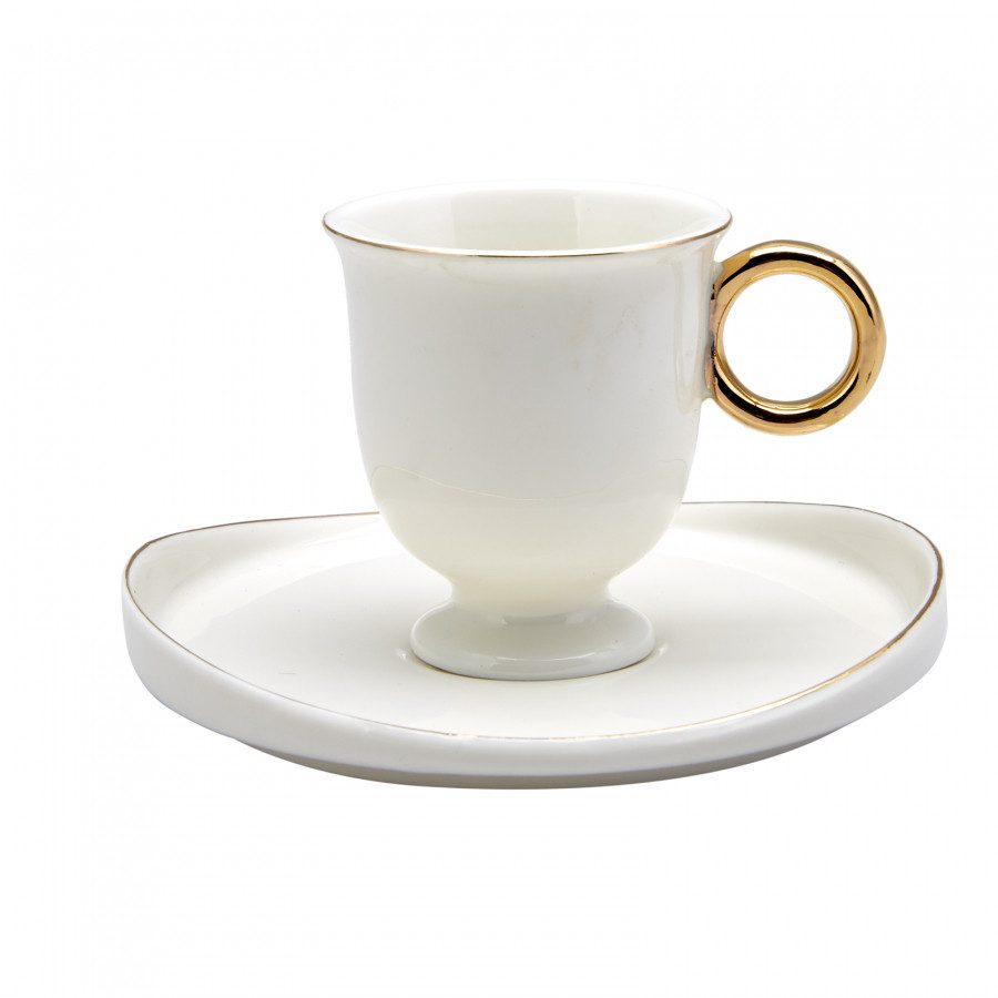 service a café mum en porcelaine marque karaca - alinda home