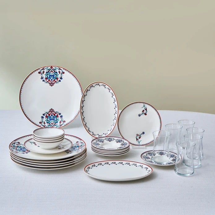KARACA SERVICE A BRUNCH NAKKAS 26 PIECES 6 PERSONNES - ALINDA HOME 